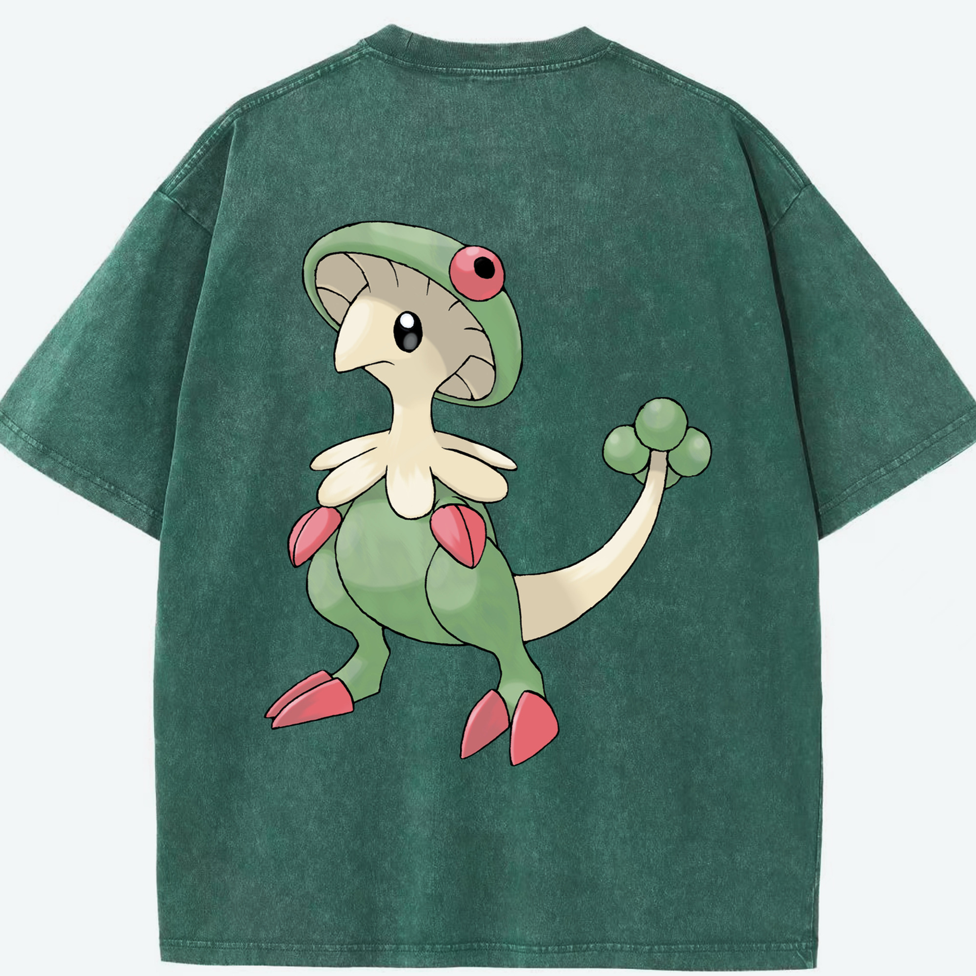 （画像用） ポケットモンスター Pokémon 綿100% ヴィンテージ風 半袖Tシャツ（背面プリント）